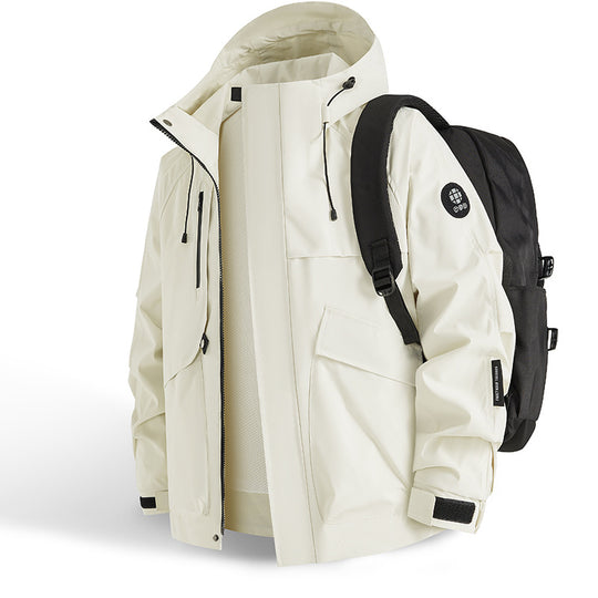 Herren technische Outdoor-Jacke mit innovativem Taschenkonzept und atmungsaktiven Materialien Heidi-Mode
