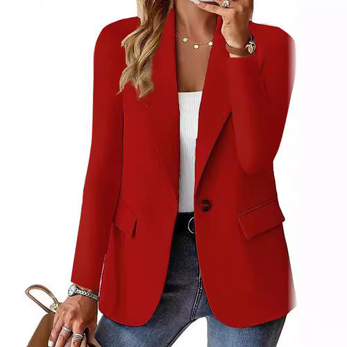 Damen Eleganter Blazer mit strukturiertem Design und praktischen Taschen Heidi-Mode