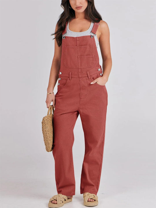 Damen Lässige und bequeme Latzhose Heidi-Mode
