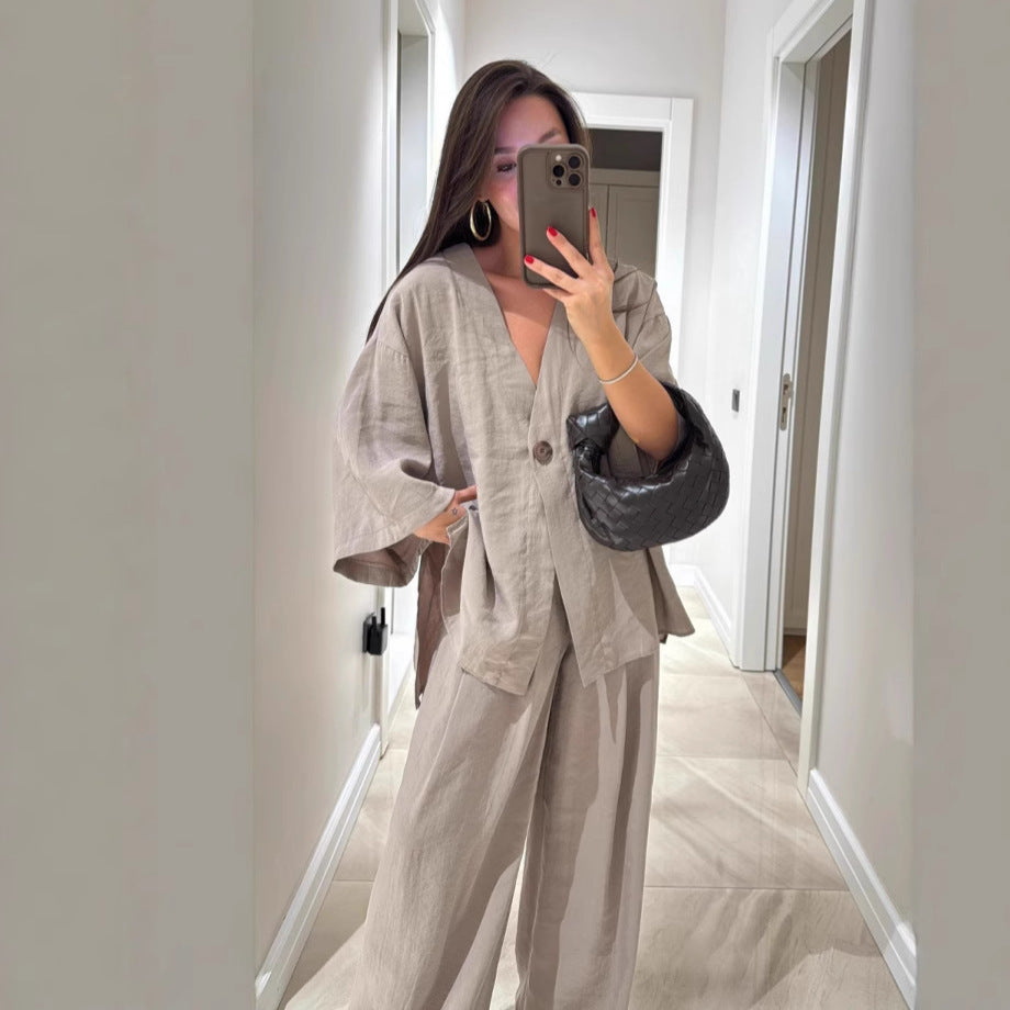 Damen lässige und zeitlose Überwurfjacke Heidi-Mode