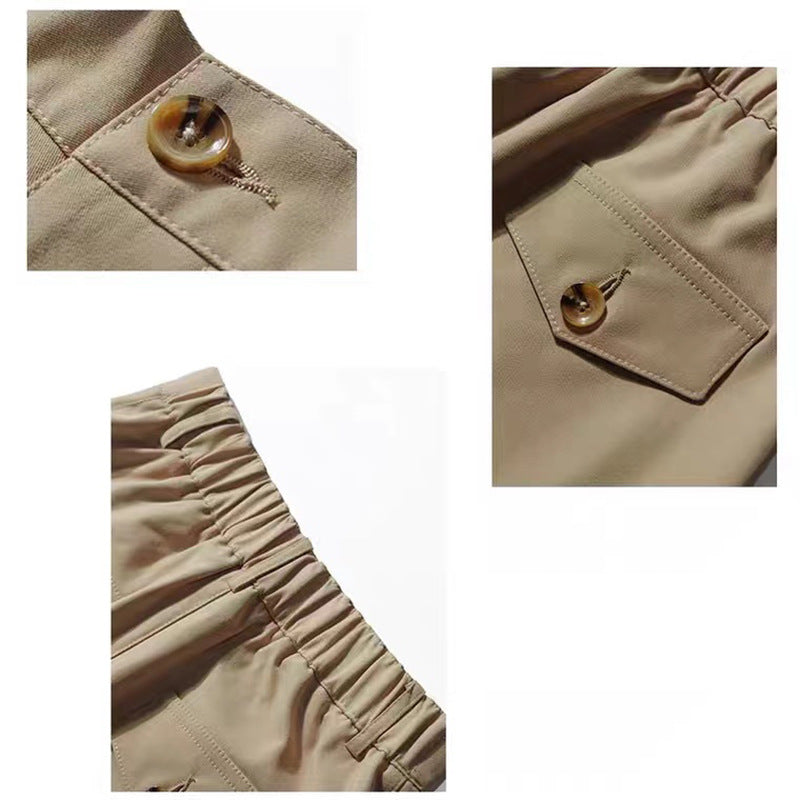 Damen elegante weite Bundfaltenhose Heidi-Mode