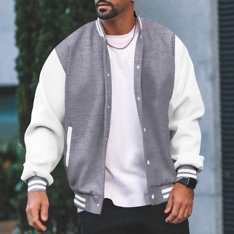 Herren Sportliche Collegejacke Heidi-Mode