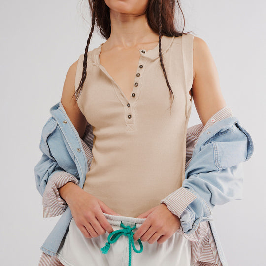 Damen ärmelloses Freizeitshirt Heidi-Mode