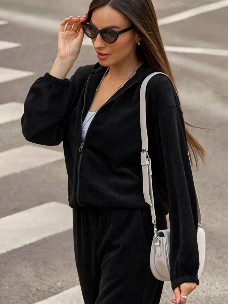 Damen Cropped Fleece Jacke mit komfortablem Reißverschluss Heidi-Mode