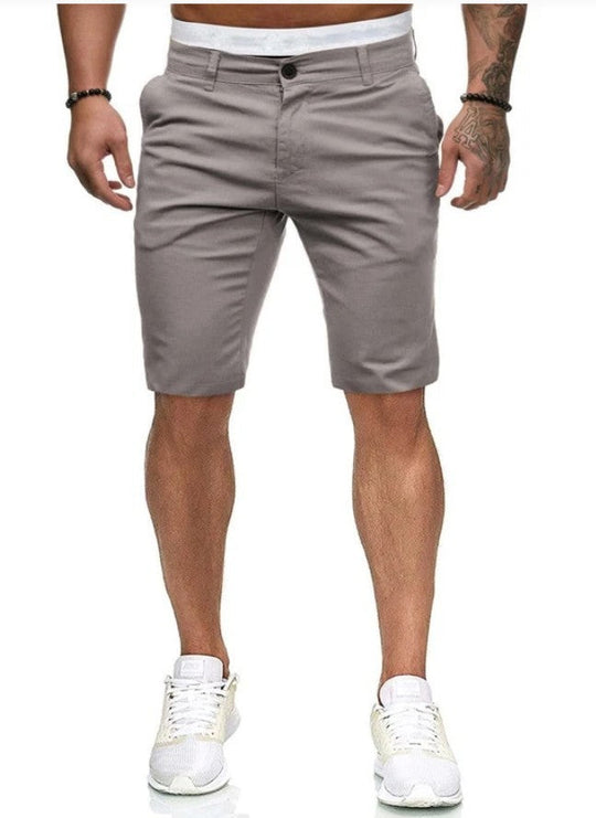 Herren Chino Stil Freizeit Shorts Heidi-Mode