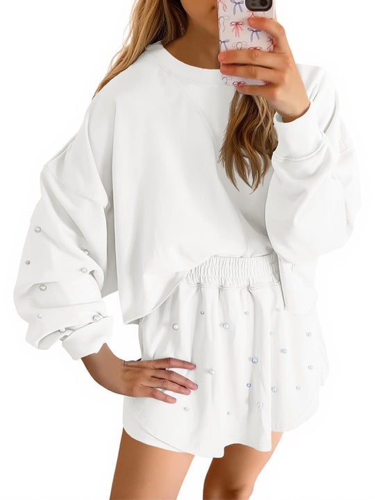 Damen Sportliches Sweatshirt- und Rock-Set Heidi-Mode