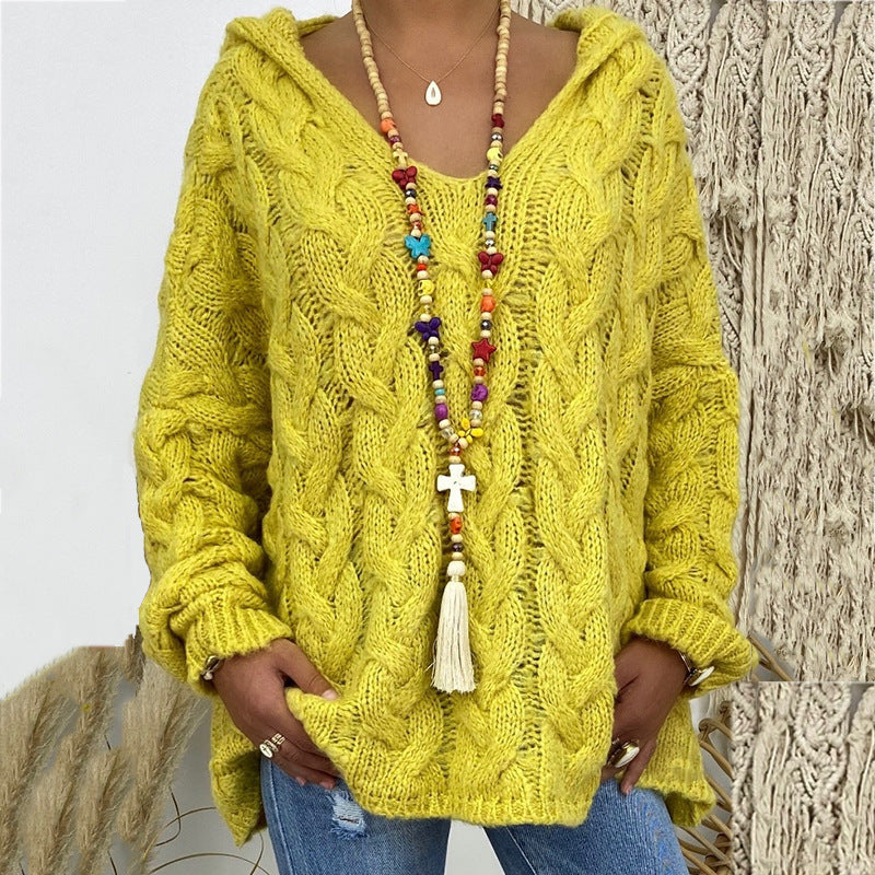 Heidi-Mode | V-strick Hoodie