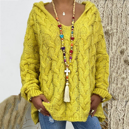 Heidi-Mode | V-strick Hoodie
