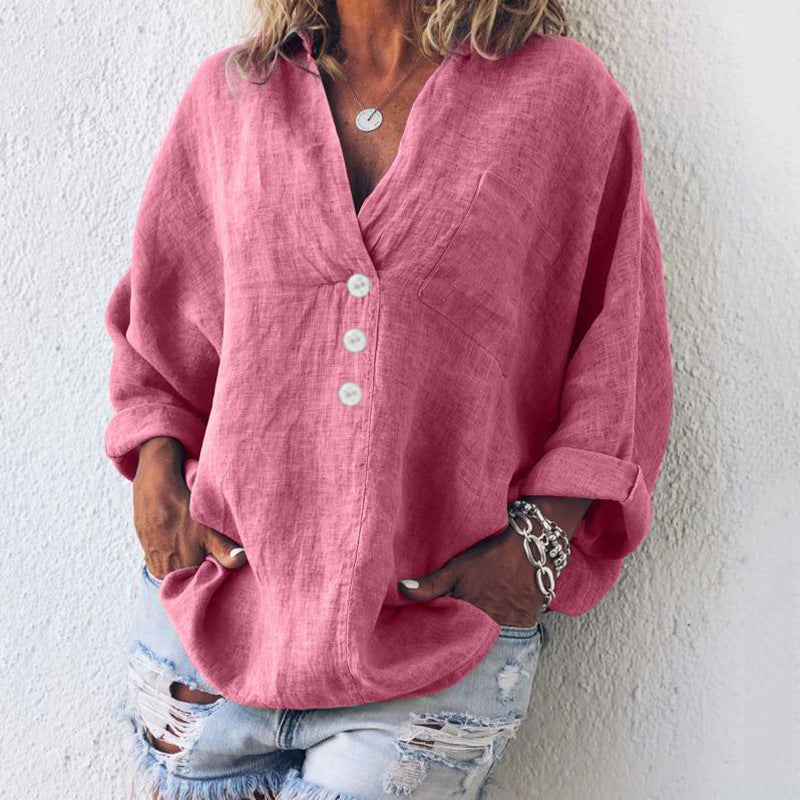 Heidi-Mode | Modischer Pullover aus Baumwolle und Leinen
