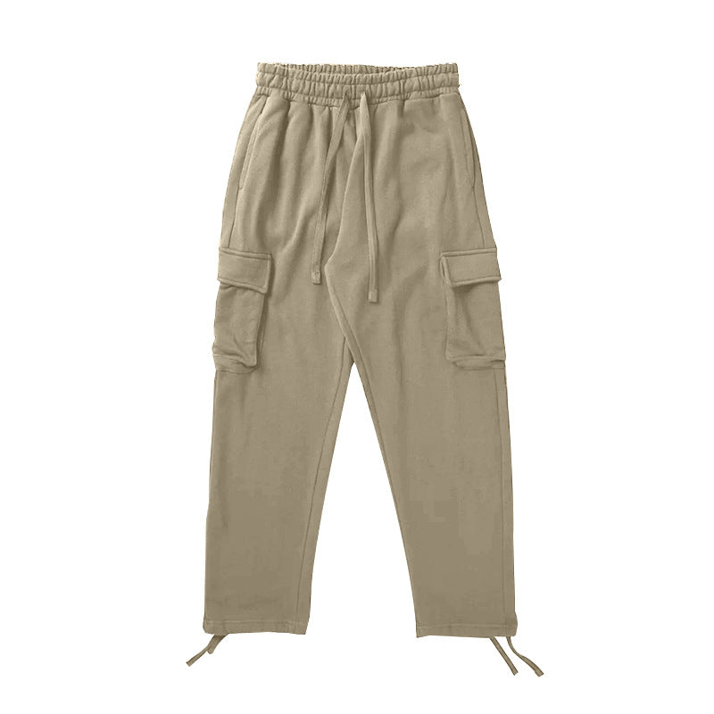 Herren Cargo-Jogginghose mit elastischem Bund und praktischen Seitentaschen Heidi-Mode