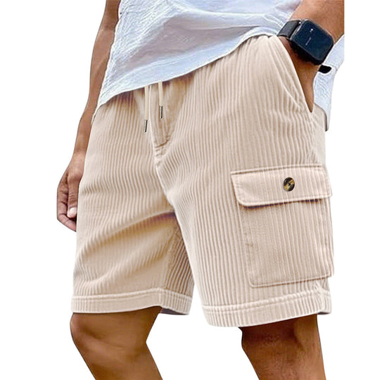 Herren Cargo-Shorts mit schmalem Schnitt und praktischen Seitentaschen Heidi-Mode