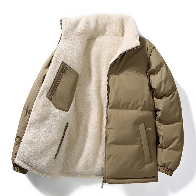 Damen warme Steppjacke mit kuscheligem Innenfutter und praktischen Taschen Heidi-Mode