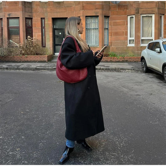 Herren lange elegante Doppelreiher Heidi-Mode