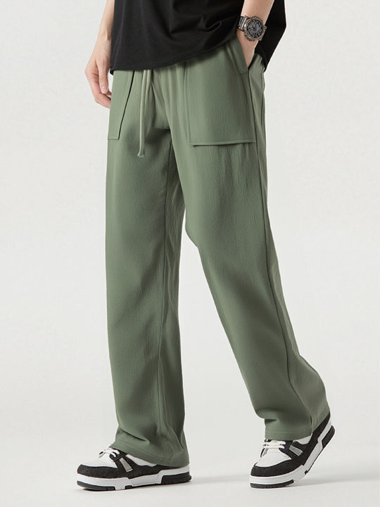 Herren Bequeme Cargo-Hose mit praktischen Taschen und elastischem Bund Heidi-Mode