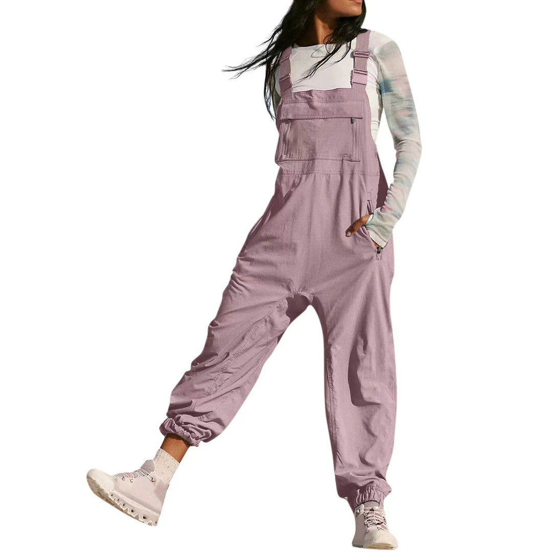 Damen Overalls mit verstellbaren Trägern und praktischen Taschen Heidi-Mode