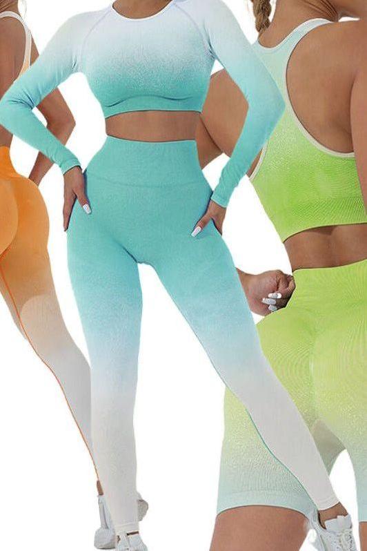 Heidi-Mode | Gradient Nahtlose Yoga Satzs