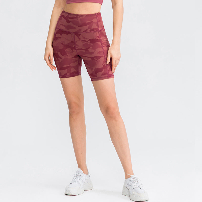 Damen Sportliche Hochgeschnittene Shorts Heidi-Mode