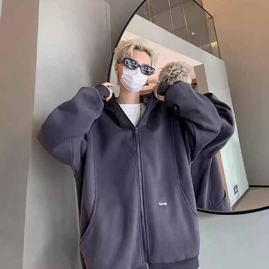 Herren lässige Oversized Jacke mit modernem Schnitt und funktionalen Taschen Heidi-Mode