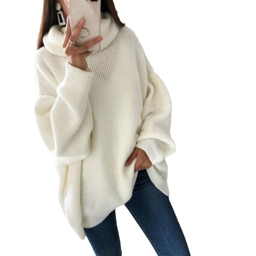 Damen Weicher Oversized Strickpullover Heidi-Mode