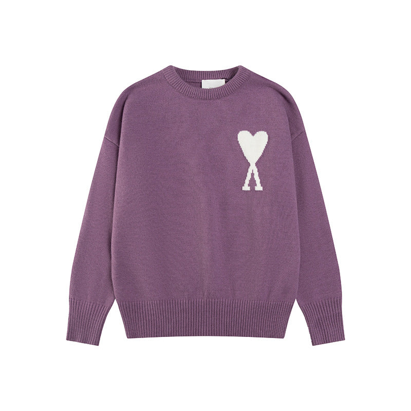 ✅ Heidi-Mode | Herzbestickter Damenpullover