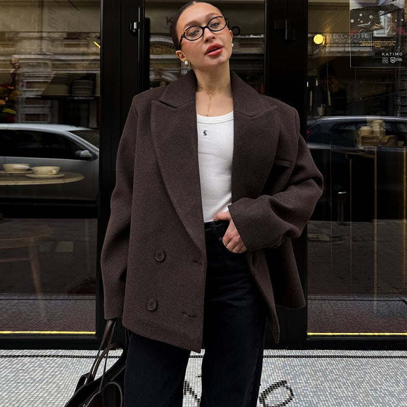 Damen oversized Wollblazer Heidi-Mode