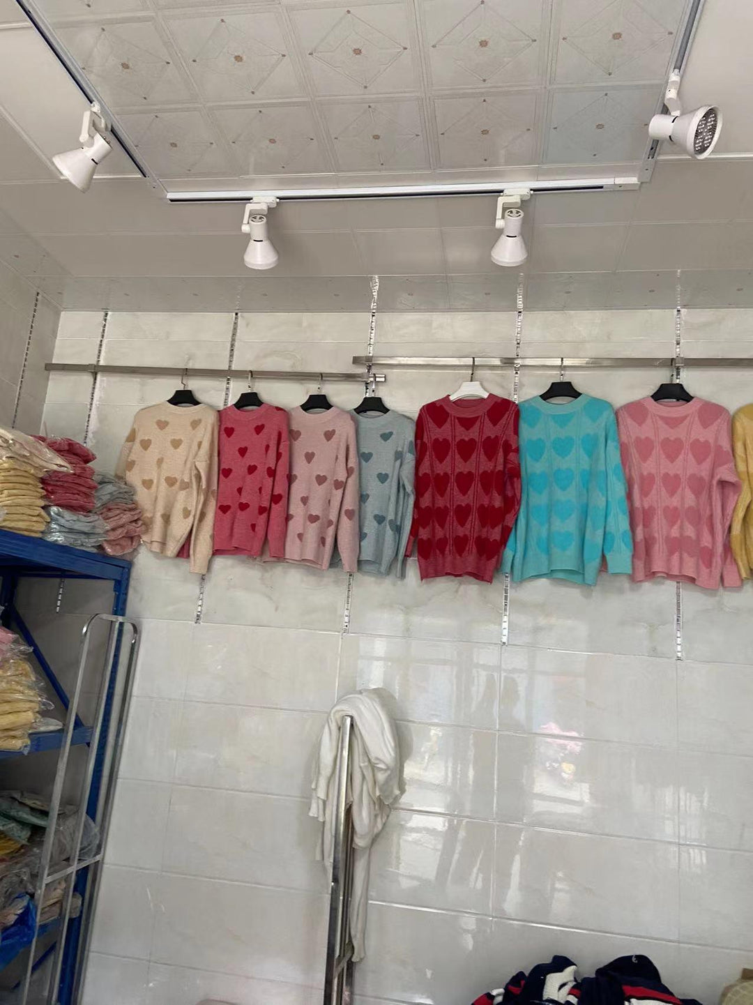 Damen kuscheliger Pullover mit abwechslungsreichem Muster und lässigem Schnitt Heidi-Mode