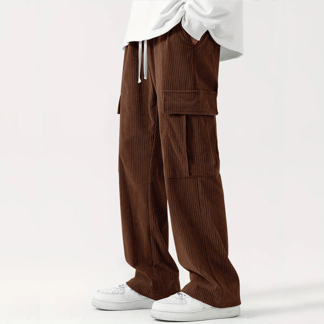 Herren Kord Cargo-Hose Heidi-Mode
