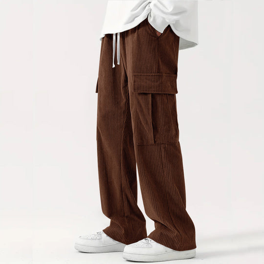 Herren Kord Cargo-Hose Heidi-Mode