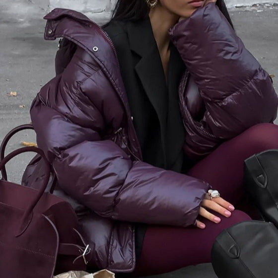 Damen Winterjacke mit voluminösem Schnitt und Wärmeisolierung Heidi-Mode