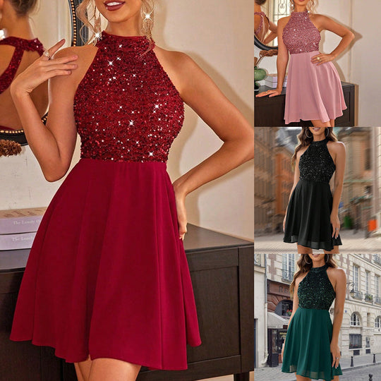 Heidi-Mode | Sinnliche Slim Fit Halter Mini Kleid