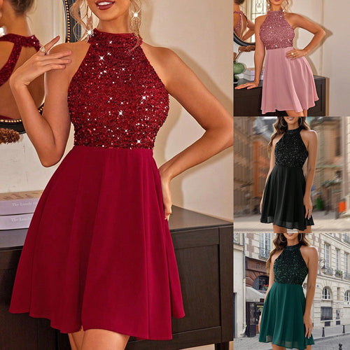 Heidi-Mode | Sinnliche Slim Fit Halter Mini Kleid