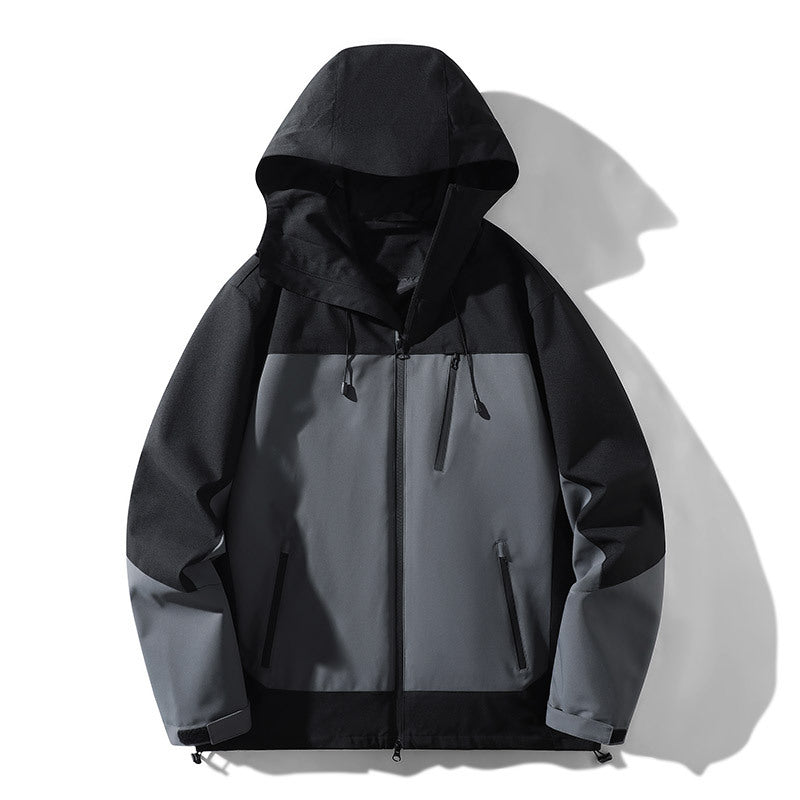 Damen technische Allwetterjacke mit vielseitigem Kapuzendesign und verstellbaren Belüftungsöffnungen Heidi-Mode