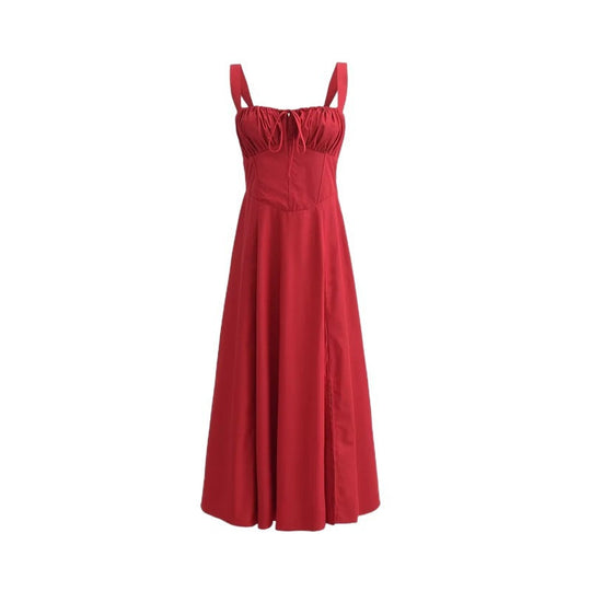 Heidi-Mode | Bindemittel Lange Slip Midi Kleid
