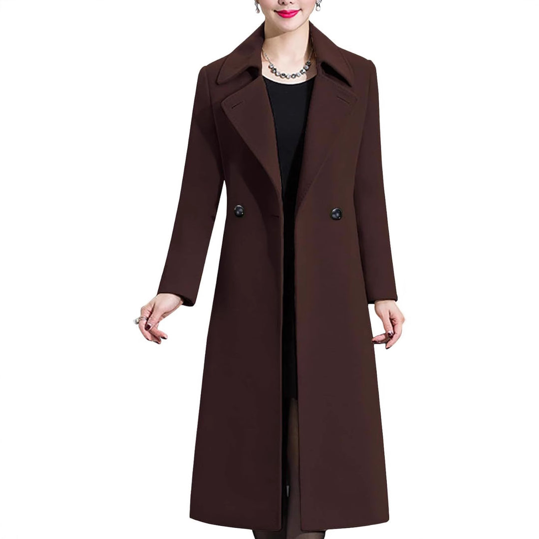 Damen Eleganter langer Mantel Heidi-Mode