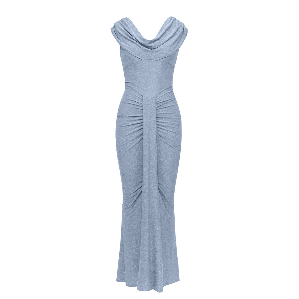 Damen Elegantes Abendkleid mit schickem Wickelausschnitt und figurbetonter Silhouette Heidi-Mode