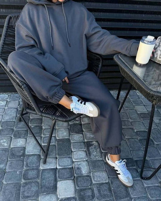 Damen entspannter Oversized Jogginganzug Heidi-Mode