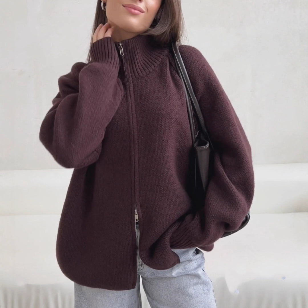 Damen modischer Strickpullover Heidi-Mode