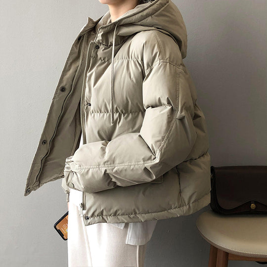 Damen Steppjacke mit Kapuze und praktischen Taschen Heidi-Mode