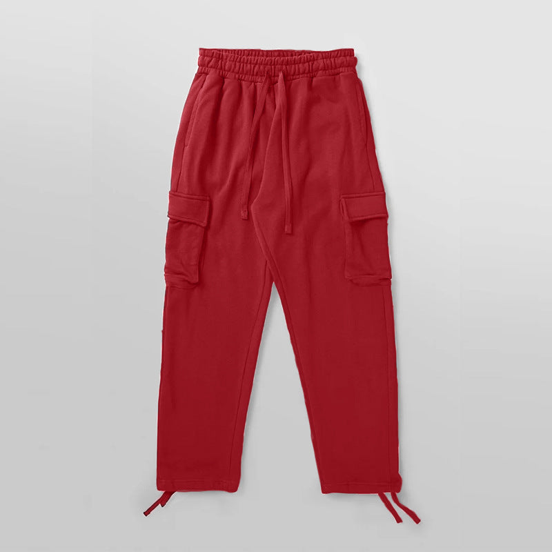 Herren Cargo-Jogginghose mit elastischem Bund und praktischen Seitentaschen Heidi-Mode