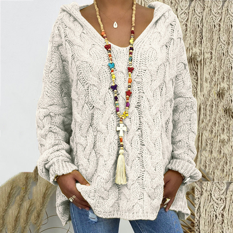 Heidi-Mode | V-strick Hoodie