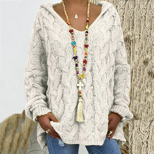 Heidi-Mode | V-strick Hoodie