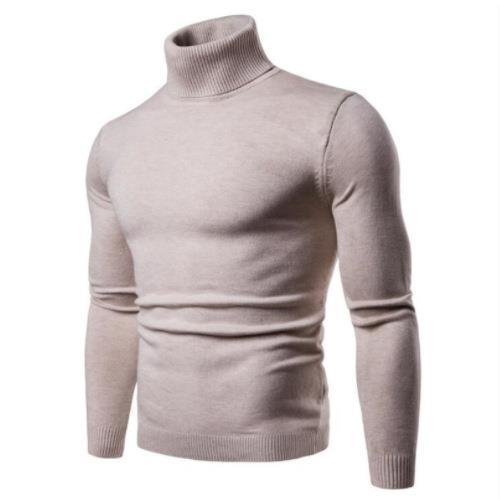 Herren Rollkragenpullover aus weichem Merinowolle Heidi-Mode
