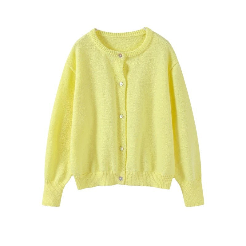 Damen kuscheliger Cardigan aus weichem Mohair Heidi-Mode