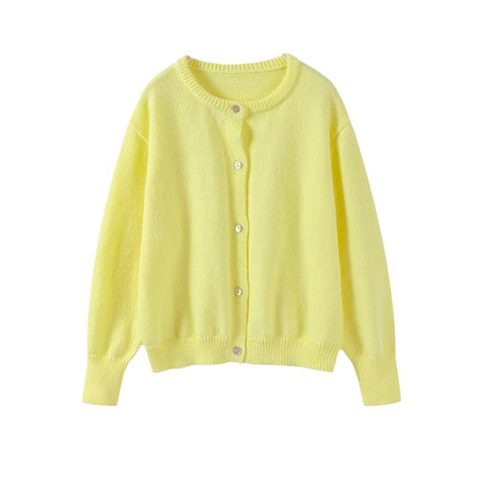 Damen kuscheliger Cardigan aus weichem Mohair Heidi-Mode