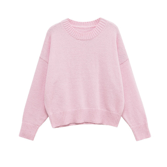 Damen lässiger Oversized Pullover Heidi-Mode