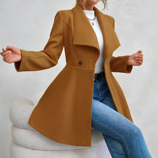 Damen Trendige Finelapel-Manteljacke Heidi-Mode
