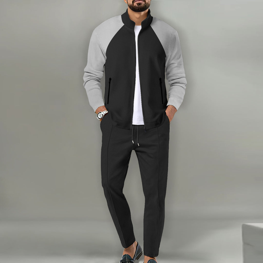 Herren Sportlicher Track-Suit mit High-Tech-Materialien Heidi-Mode