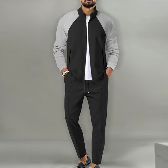 Herren Sportlicher Track-Suit mit High-Tech-Materialien Heidi-Mode