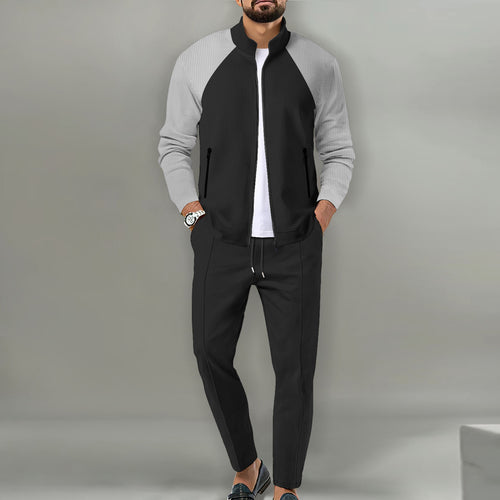 Herren Sportlicher Track-Suit mit High-Tech-Materialien Heidi-Mode