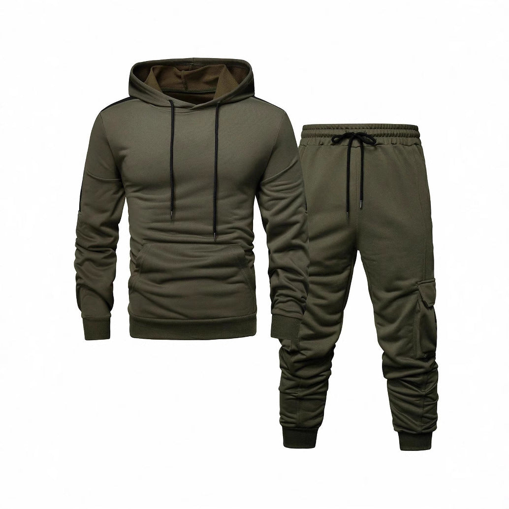 Herren Komfortables Hoodie- und Jogginghosen-Set mit praktischen Taschen Heidi-Mode